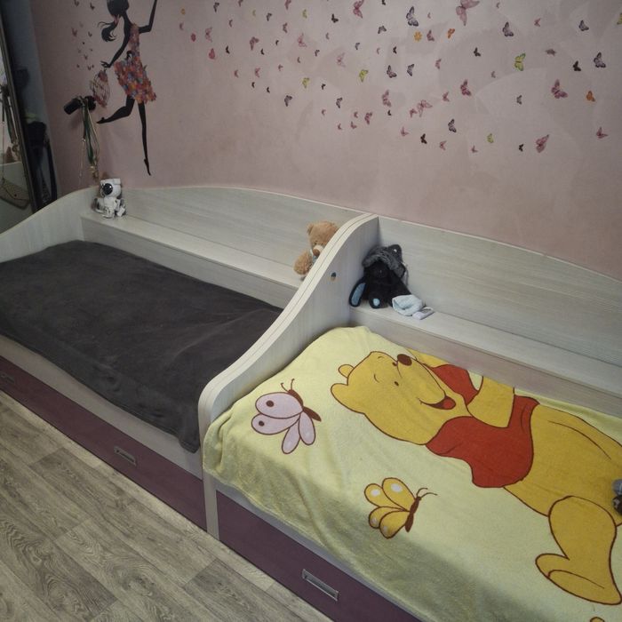 Ліжко з матрацом: 2 ліжка, стіл, підліткове ліжко, кровать