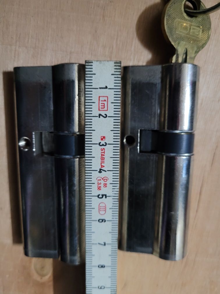 2 Wkladki zamka w systemie jednego klucza 30/45