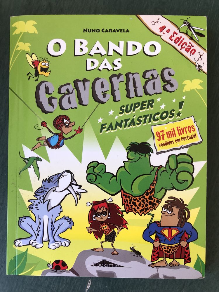 Conjunto de livros “O Bando Das Cavernas”