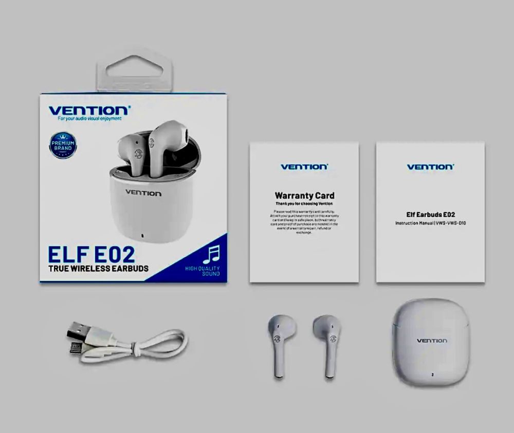 Наушники Vention ELF E02 Bluetooth 5,3/гарнитура для телефона