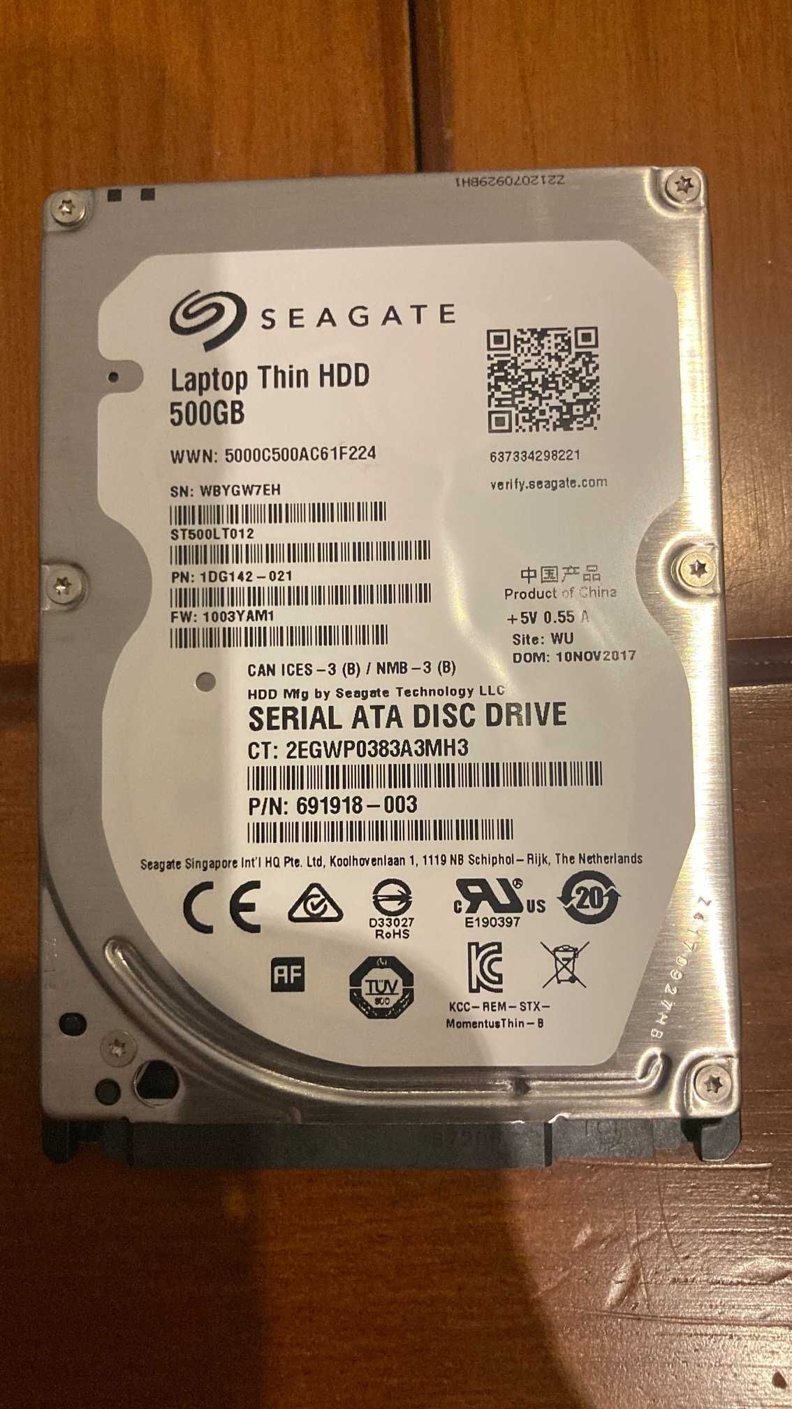 Disco de 2.5" SATA - 500 GB