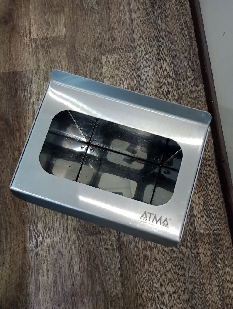 Урна для сміття Atma, нержавійка, 20 л