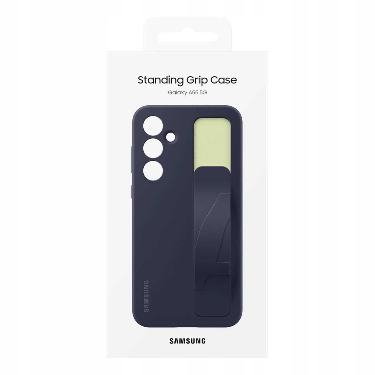Etui Samsung Standing Grip Case blue-black / granatowe do Galaxy A55
