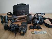 Jak nowy Canon 6D, 2 obiektywy, lampa, statyw i inne akcesoria a
