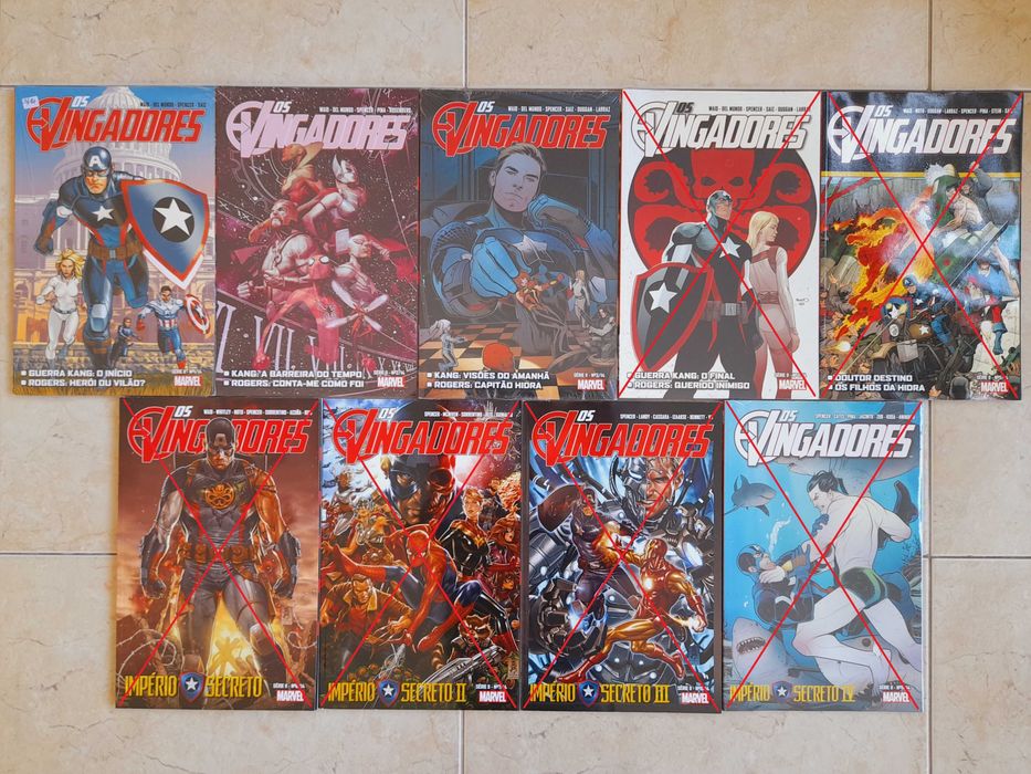 Lote Marvel Goody (Vingadores, X-Men, Thor, Velho Logan, Campeões)