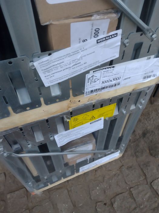 Brama Hormann wym. 3m x 3 m antracyt nowa niskie nadproże z napędem