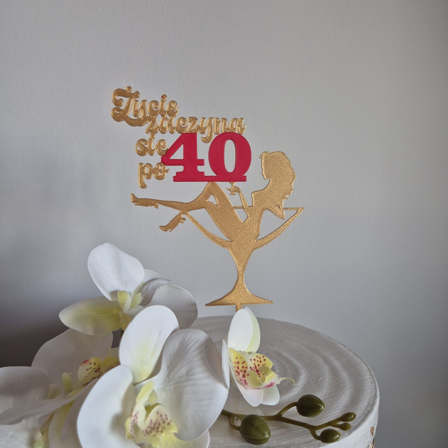 Topper na tort ozdoba