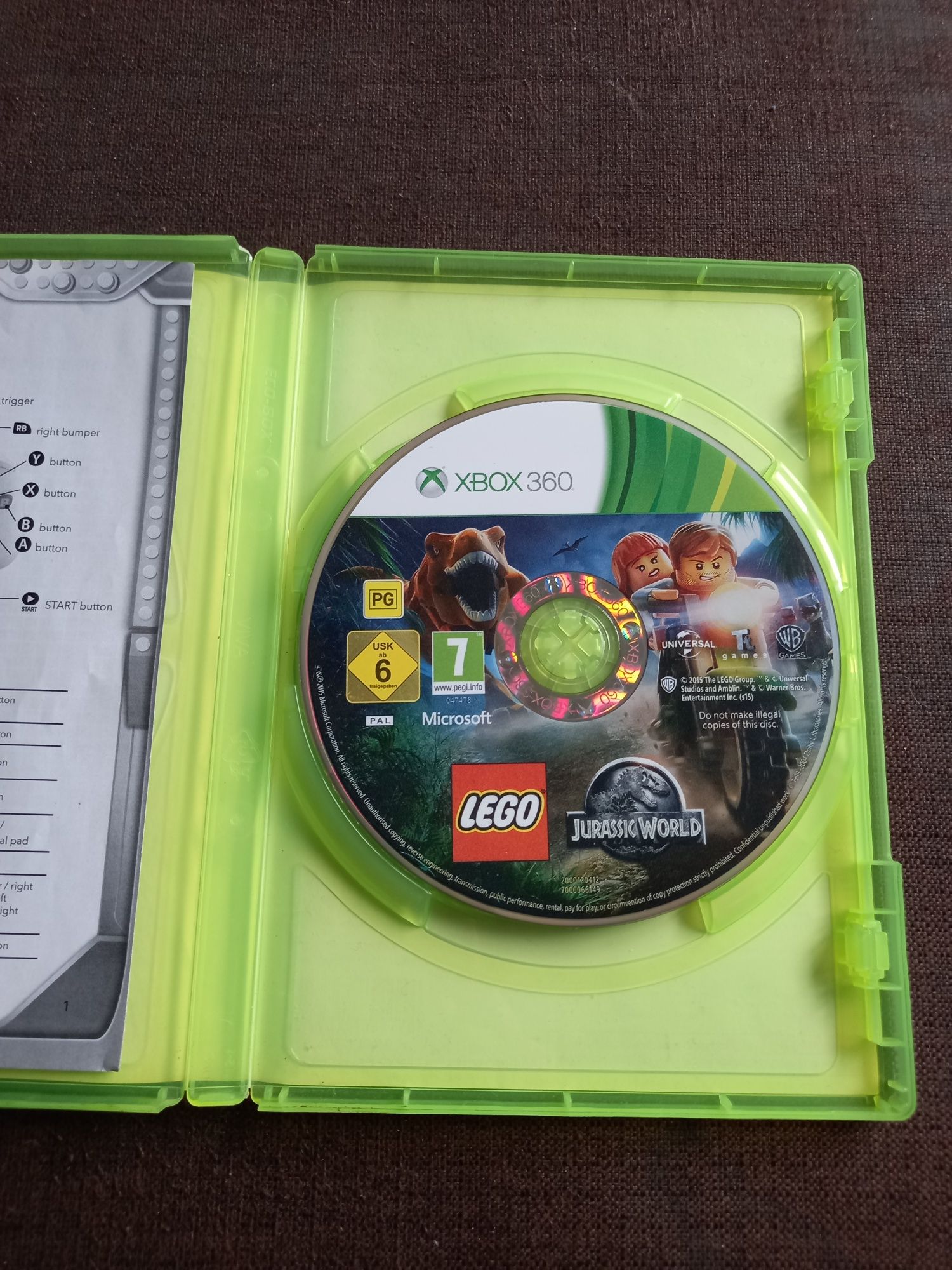 Gra Lego Park Jurajski PL na konsolę xbox 360 Jurassic World
