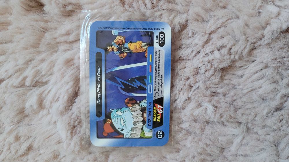 Karta walki Dragon Ball w folii