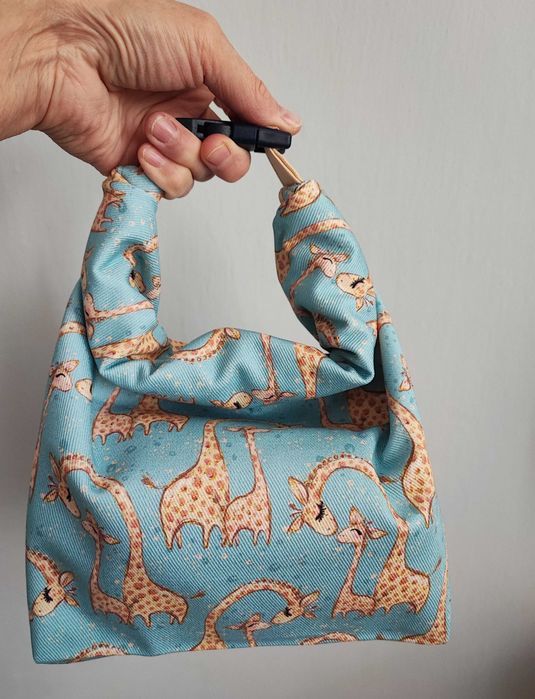 Torba na lunch, śniadaniówka bawełniana