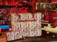 Conjunto carteiras senhora coca-cola