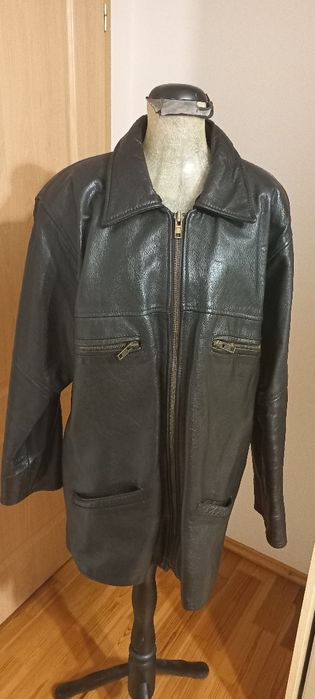 Kurtka skórzana męska