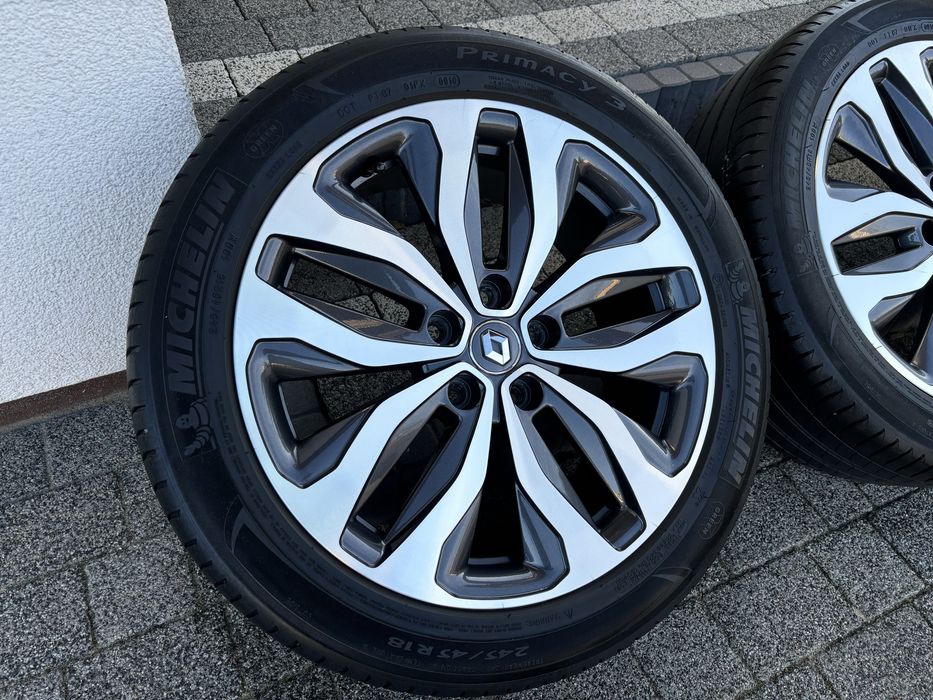 Koła felgi aluminiowe Renault Talisman 18 CNC Nissan Dacia BDB 5x114,3