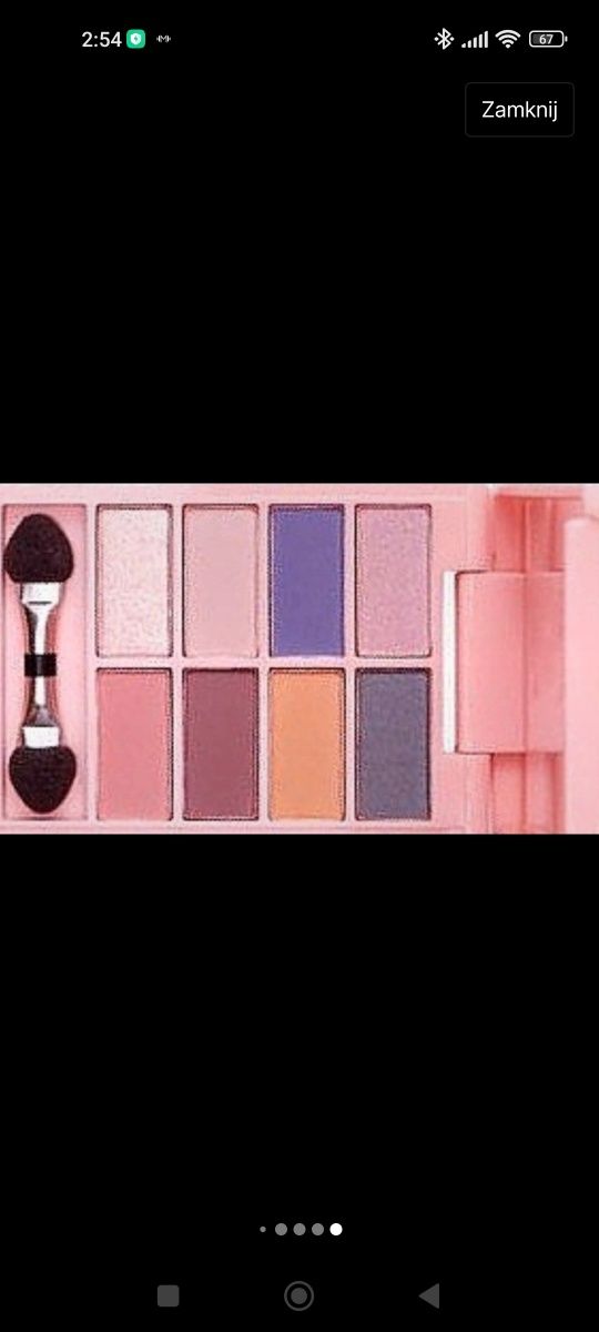 Używane cienie do oczu Oriflame Eyeshadow palette OnColour BFF
