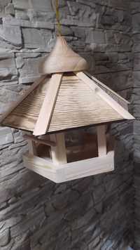 Drewniany Karmnik dla ptakow