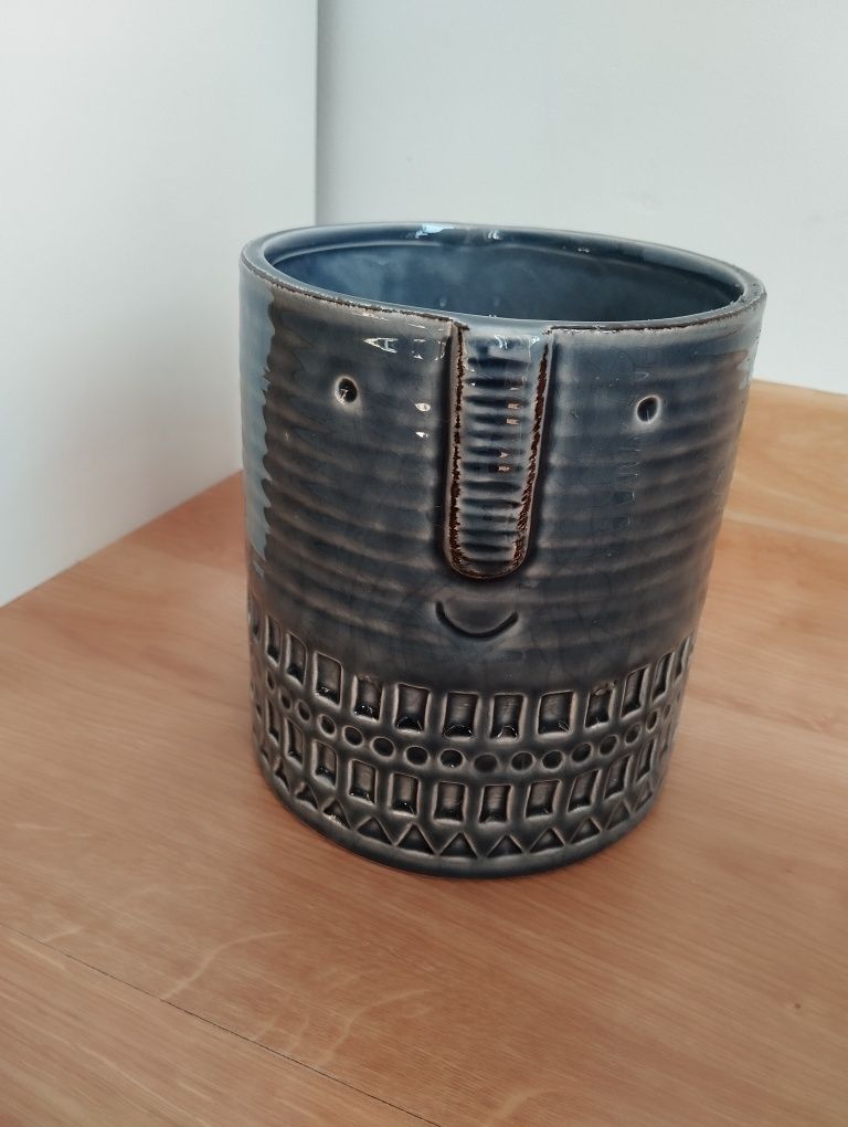 Osłonka, niebieska twarz Smile