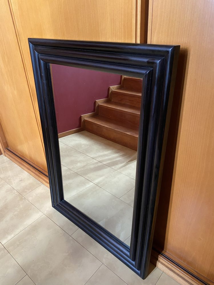 Espelho com Moldura Preta – Vertical ou Horizontal