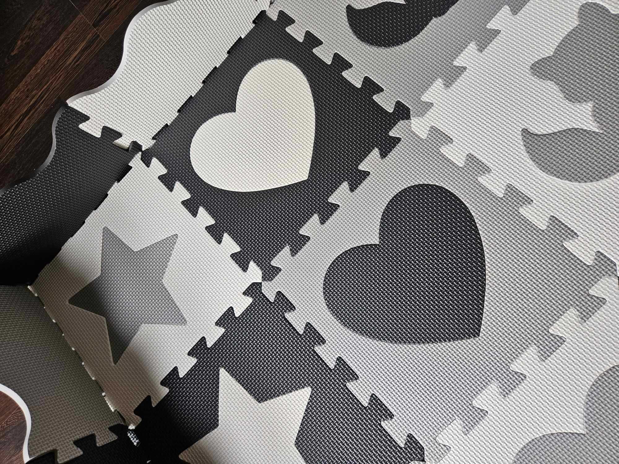 Duża mata edukacyjna piankowa kojec puzzle dla dzieci XXL