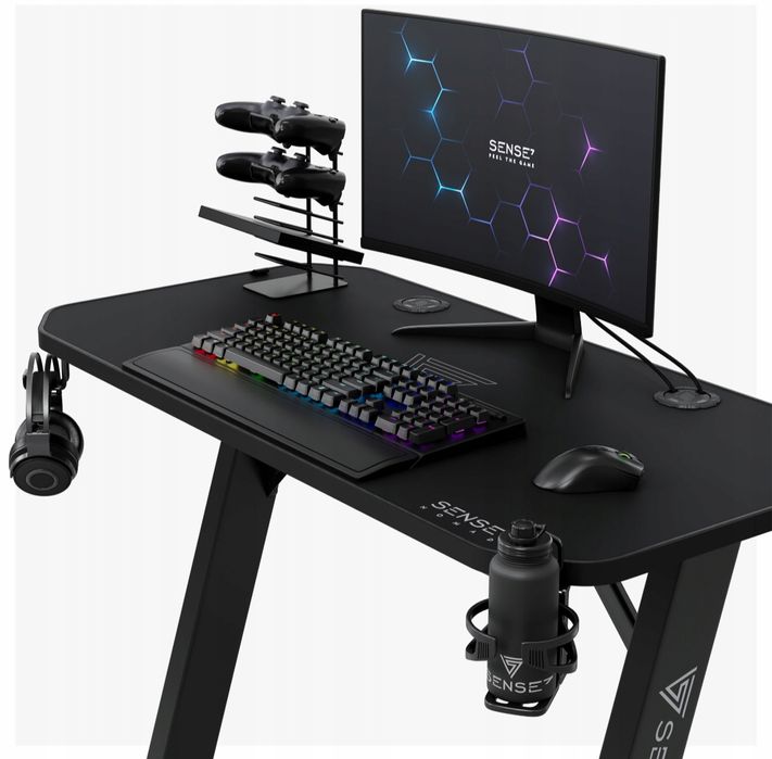 Biurko gamingowe SENSE7 NOWE w kartonie!
