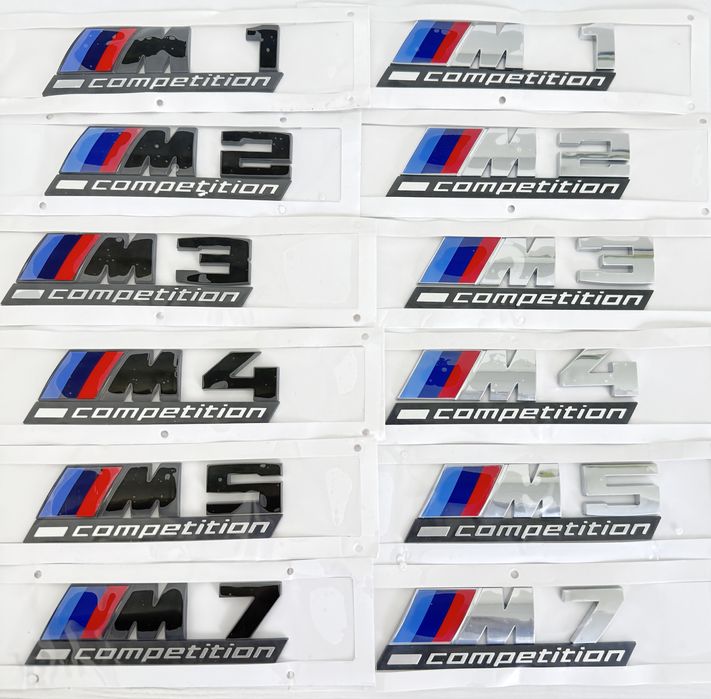 Емблема шильдик наклейка BMW М1 М2 М3 М4 М5 М7 шильдік БМВ М логотип