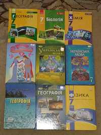 Учебники підручник Українська мова література хімія фізика 7 клас