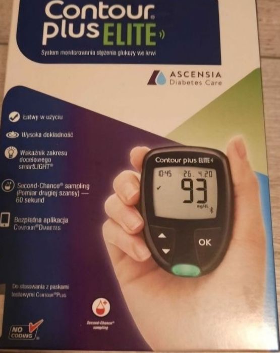 Contour Plus elite nowy glukometr