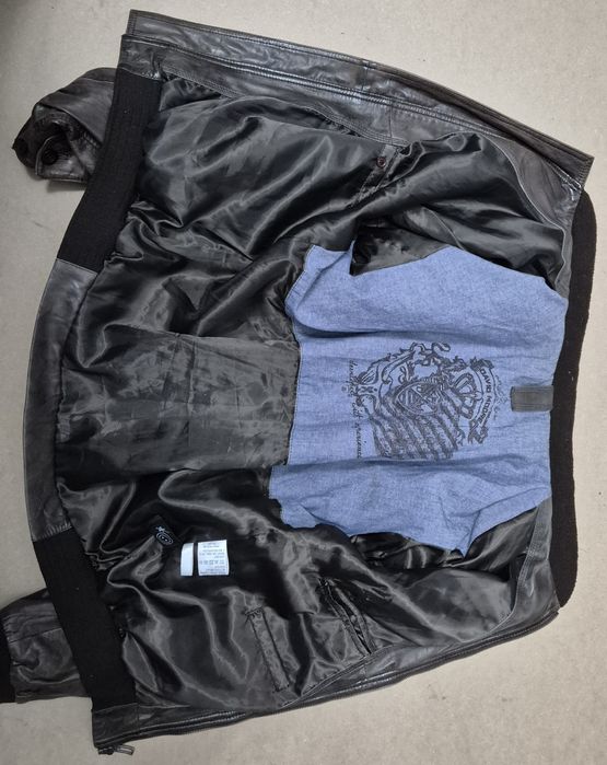 DAVID MOORE roz. 52 męska kurtka skóra naturalna miękka