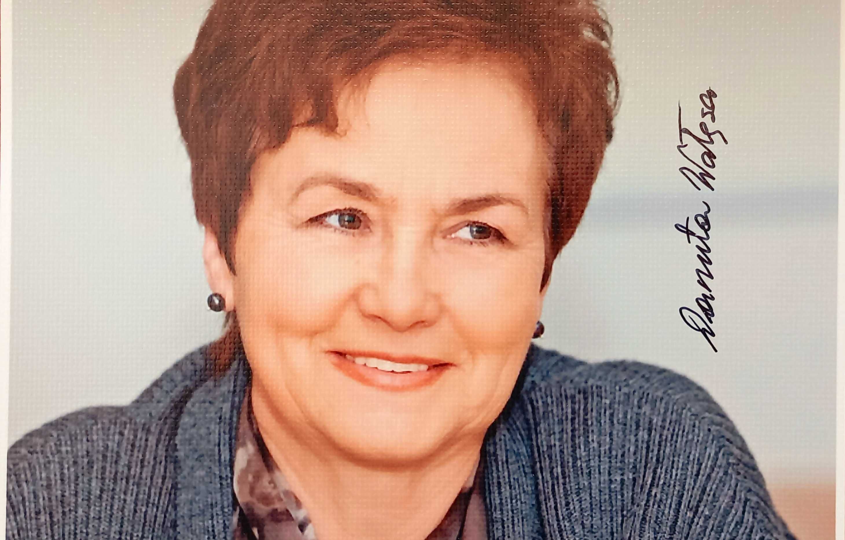 DANUTA WAŁĘSA - oryginalny autograf