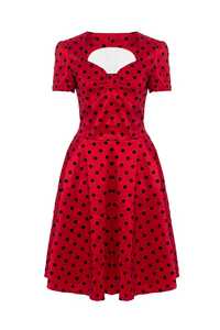 Sukienka Voodoo Vixen Victoria Red Polka Rozmiar M