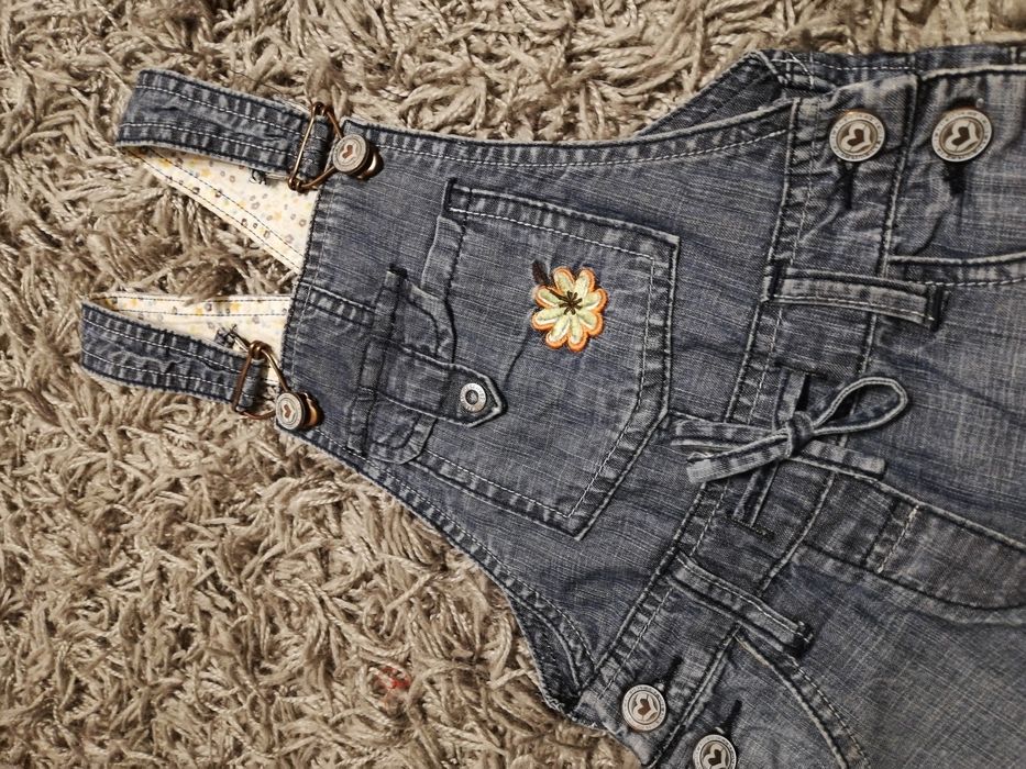 Ogrodniczki, krótkie spodenki Reserved r. 98