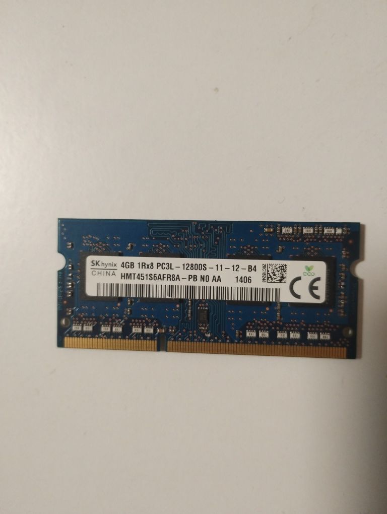 Оперативная память 4 gb DDR3L для ноутбука