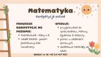 Korepetycje z matematyki online matura egzamin 8-klasisty matematyka