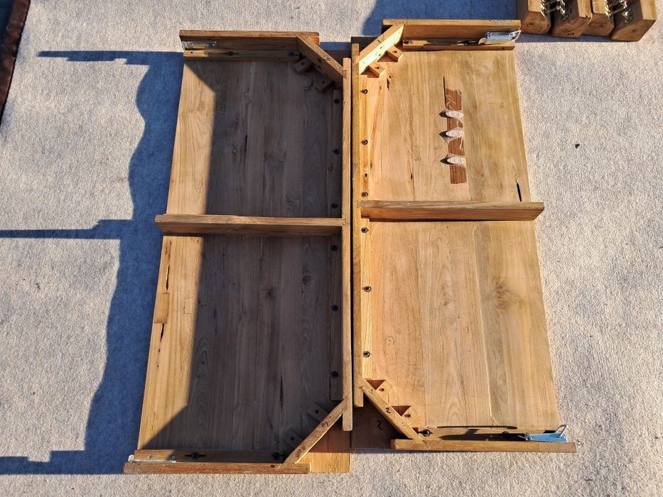 Stół dębowy składany