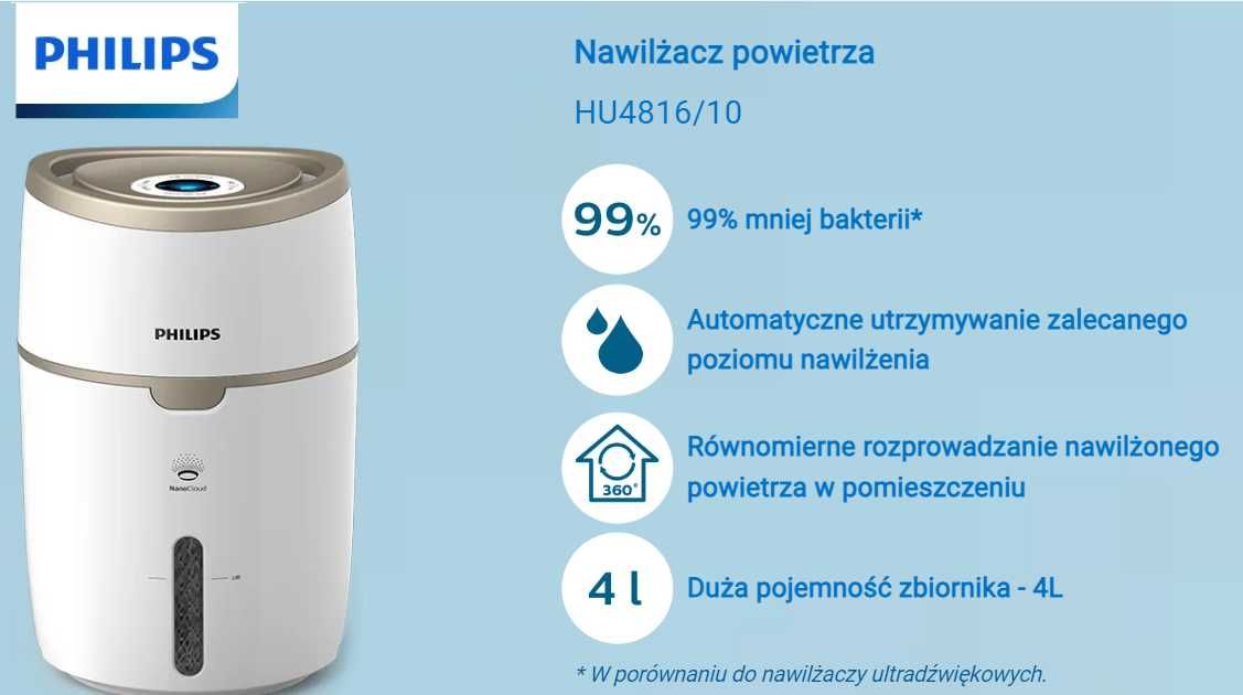 Nawilżacz Powietrza Philips HU4816/10