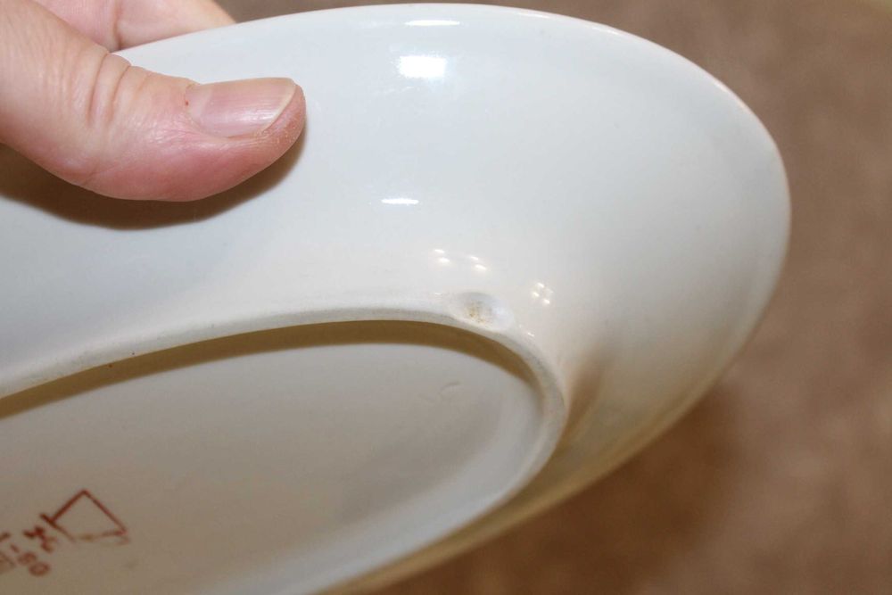 Селедочница овальное блюдо старая Барановка 60-70 гг