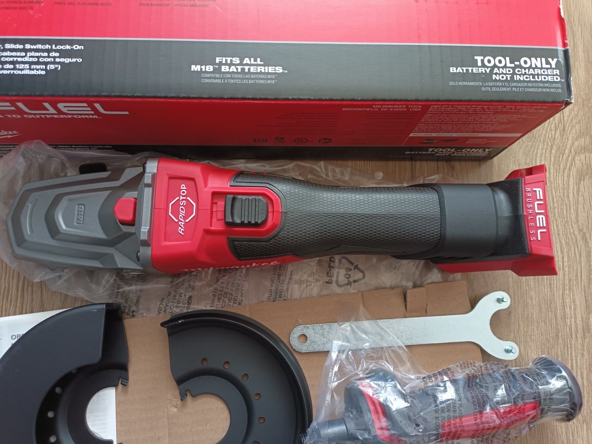 Milwaukee 2887-20 m18 Fuel Brushless Angle Grinder