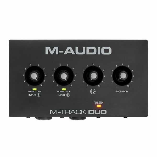M-Audio M-Track DUO | Звукова карта, Аудіоінтерфейс | У наявності!