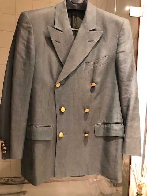 Blazer homem 100% linho cor verde, assertoado, marca Rosa & Teixeira
