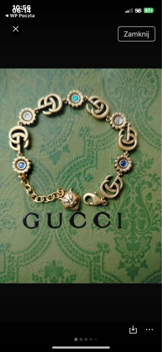 Piękna Bransoletka Gucci
