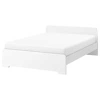 Białe łóżko + stelaż 140x200 IKEA