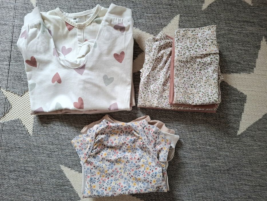 Paczka wyprawka dziewczynka  h&m r.62