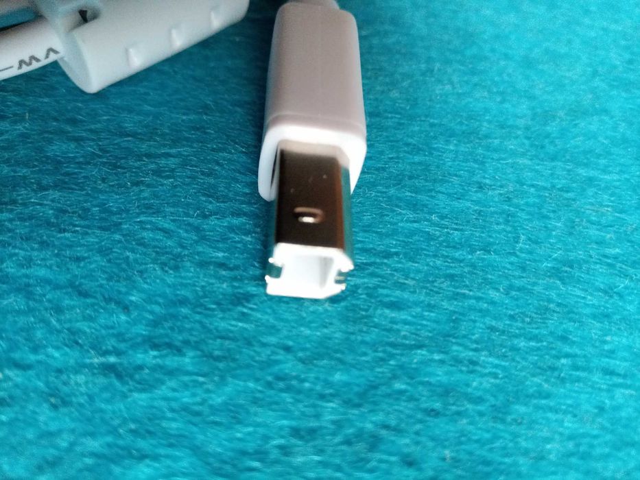 Новый кабель (шнур) для принтера 1 м белого/черного цвета USB AM/BM