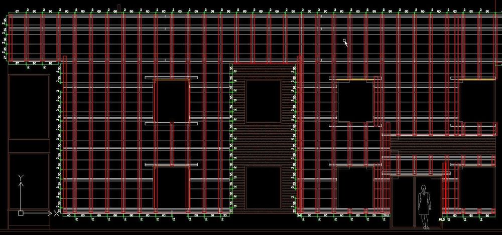 Rysunki Cad produkcyjne ploter frezujący projektowanie fasad elewacji