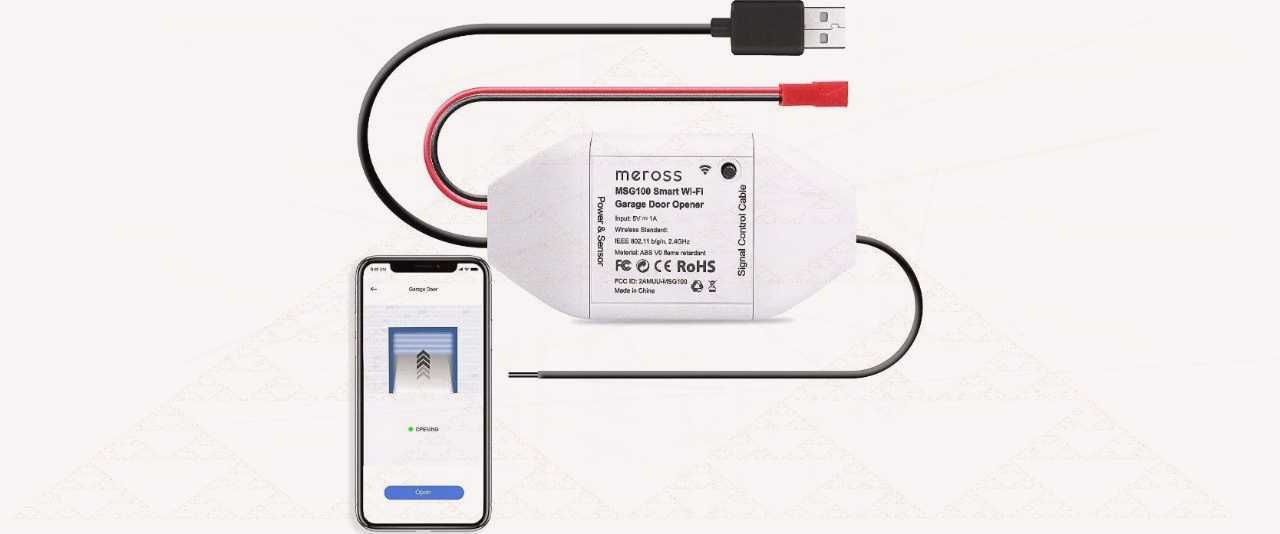 Otwieracz do Drzwi WiFi Smart Meross MSG100