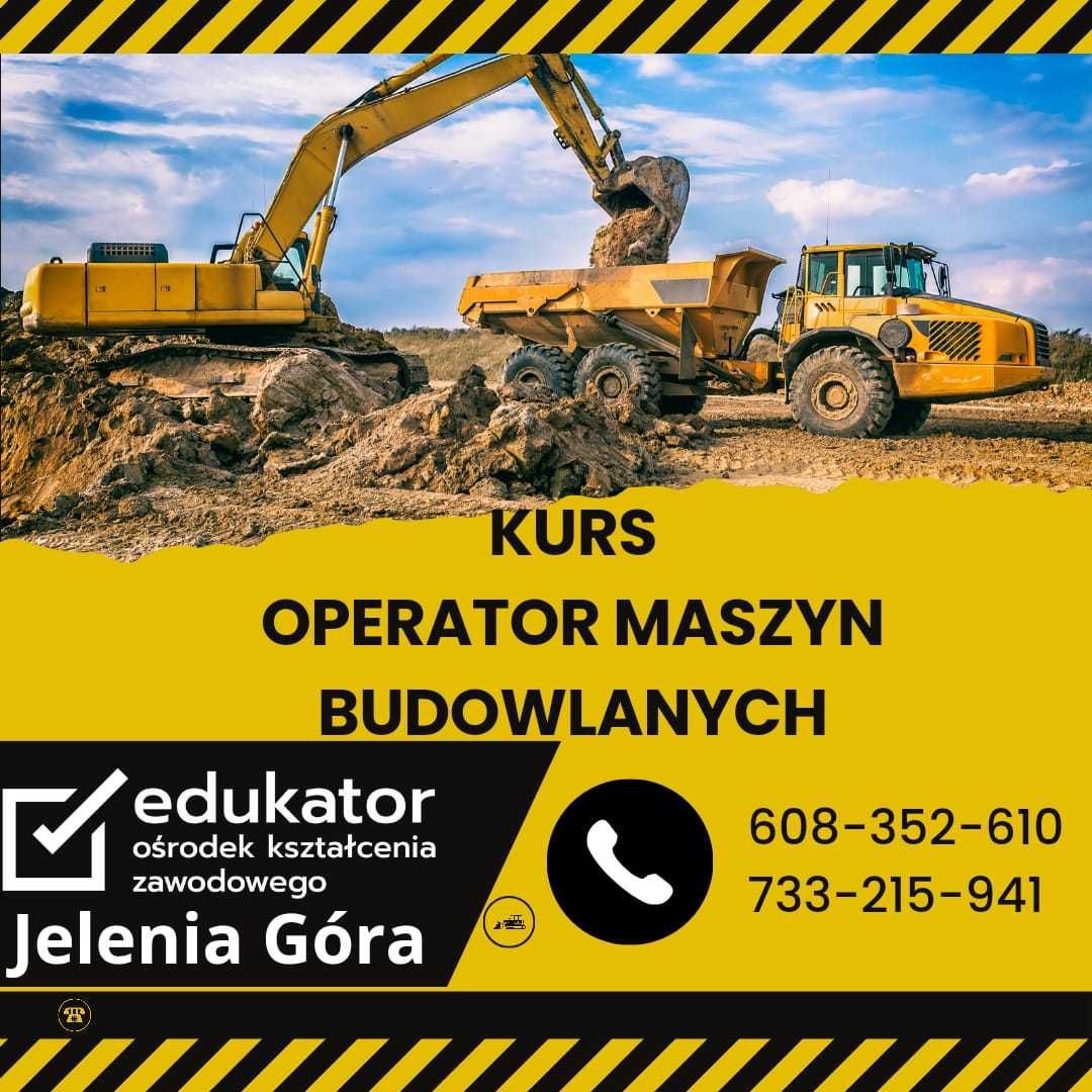 kurs operatora sprzętu budowlanego