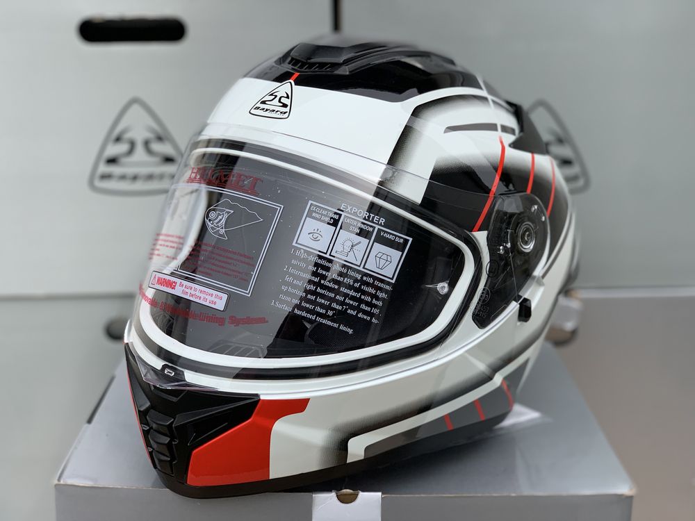 Kask motocyklowy BAYARD SP-68s Unity POLICARBON! Rozmiar L, XL