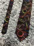 Vintage '95 Ralph Marlin krawat jazz instrumenty