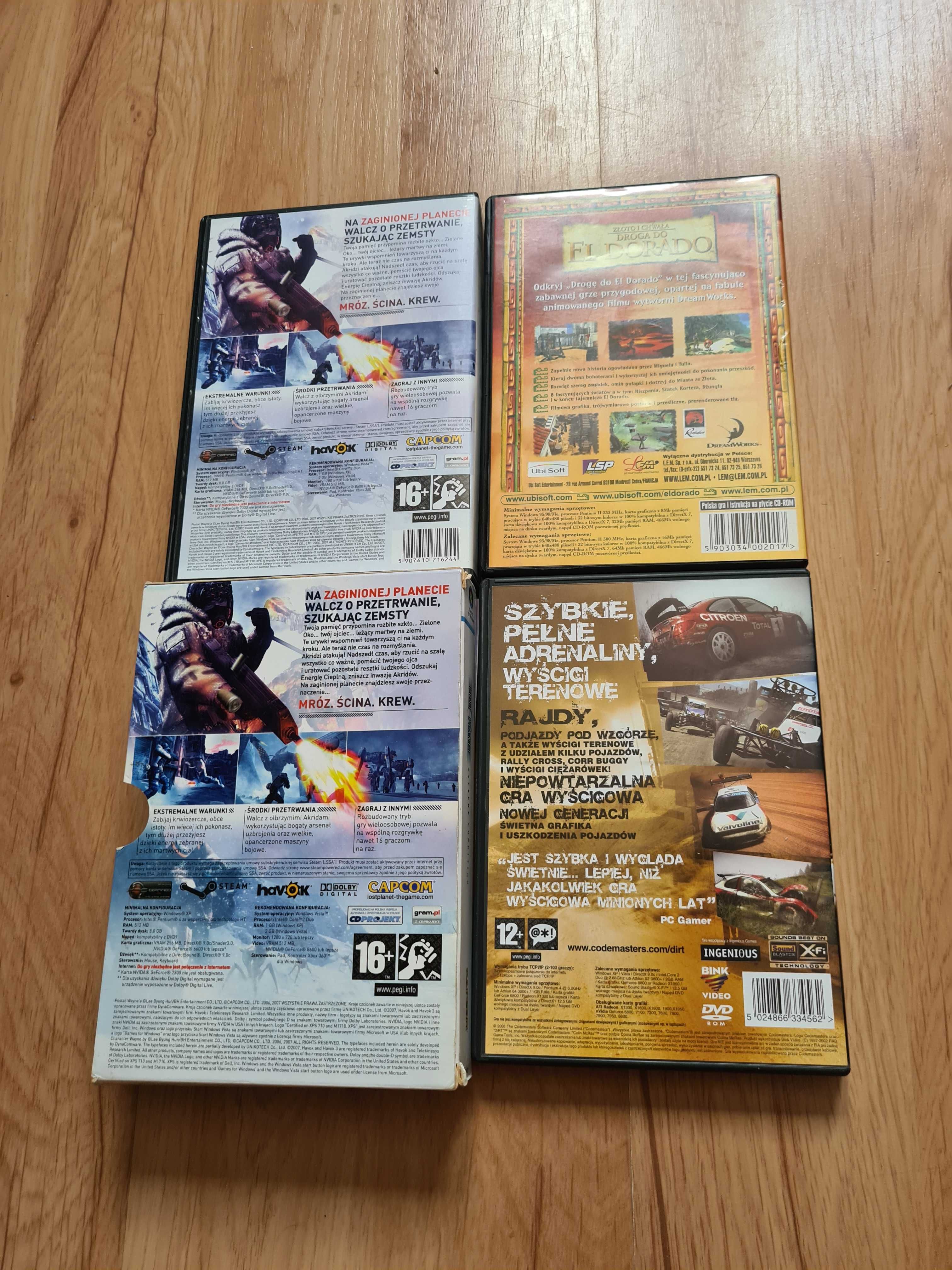 Zestaw Gry Retro Lost Planet Colin McRae Eldorado PC