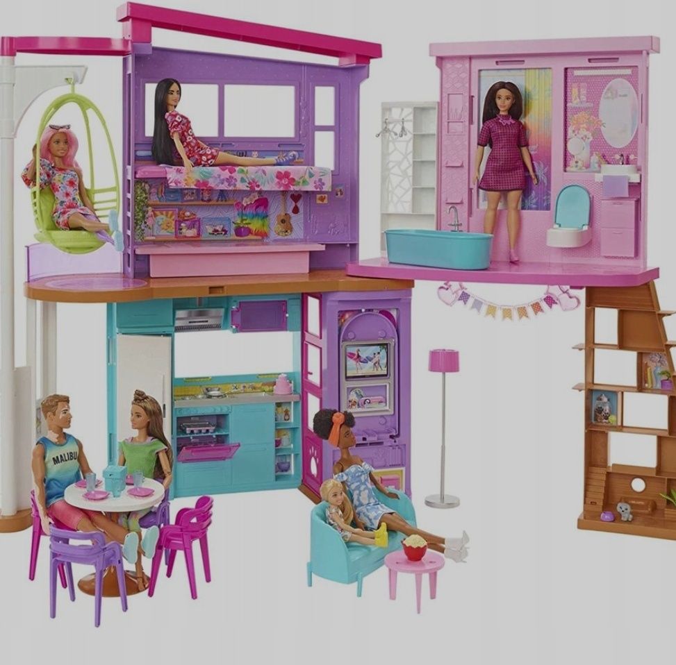 Domek dla lalek Barbie Wakacyjny Domek 32,8 cm