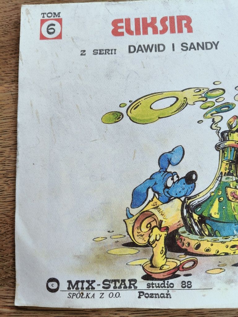 Stary komiks eliksir z cyklu Dawid i Sandy 98